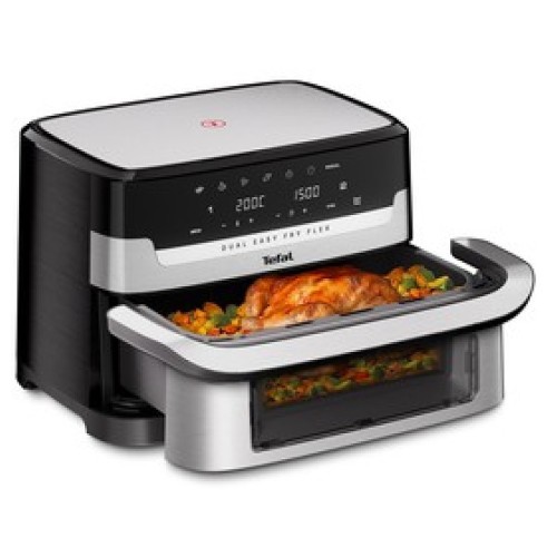 AIR FRYER  EY922DE0 BLACK INOX DUAL EASY FRY AIRFRYER 2700W 9LT
